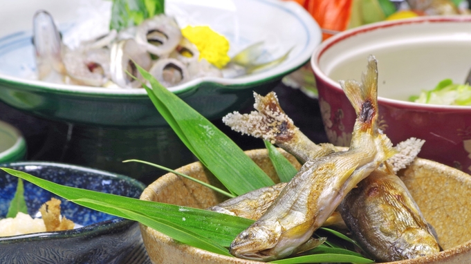 夏の醍醐味！！うなる美味さ☆こだわりの清流・手取川産【天然鮎づくし】会席